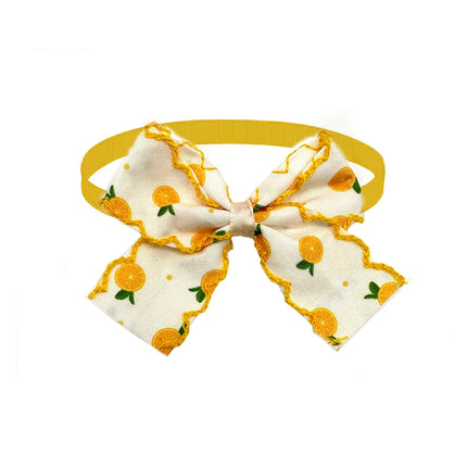50/100pcs Summer Dog Neck Ties Pet Bowties Small Dog Cat Bowties Cute Fruit Style Puppy Accessories Dog Grooming Pet Supplies