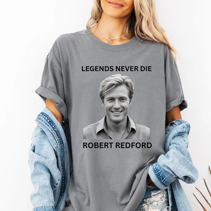 Robert Redford Tribute T-shirt, Sundance Film Festival Founder Commemorative T-shirt, Environmentalist Commemorative T-shirt