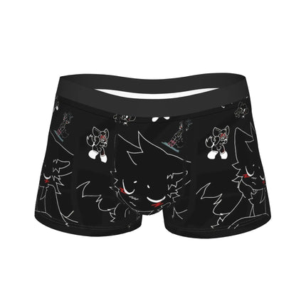 Men's Boykisser Silly Cat Underwear Cute Furry Funny Boxer Briefs Shorts Panties Homme Soft Underpants Plus Size