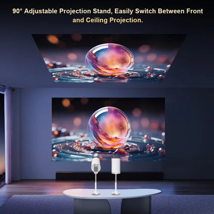 Touyinger X9 Pro Mini Projetor Android 13 Full HD 1080P 4K Vídeo BT WiFi Portable Home Theater Media Video Player Smart Beamer