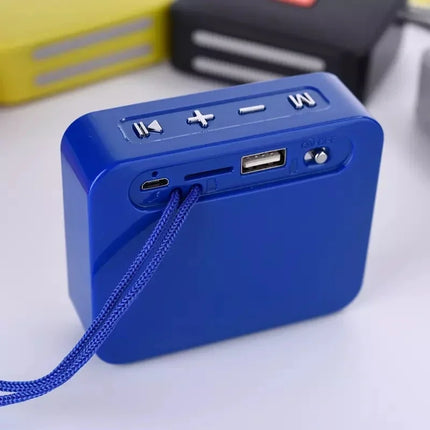 TG166 Portable Bluetooth Speaker Wireless Mini Bass Column Boombox BT USB TF AUX Play Outdoor Loudspeaker For Smart Phone Tablet
