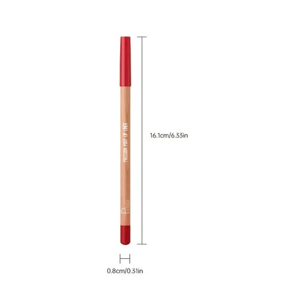Matte Nude Lip Liner Pigmentation Long-Lasting Waterproof /Pencil Formula, Lip Pencil for Precise Lip Line, Lip Glossy Effect