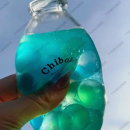 Juice Bottle Stress Ball Water Bottle Fidget Toy Boba Tea Squishy ASMR Anti Stress Funny Novelty Toy Toys For Children Gift