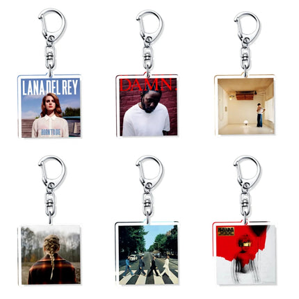 Hot Album Cover Chappell Roan Minimalist Poster Keychain Bag Pendant New Key Chain Ring Keyring Jewelry  Fans Gifts Collection