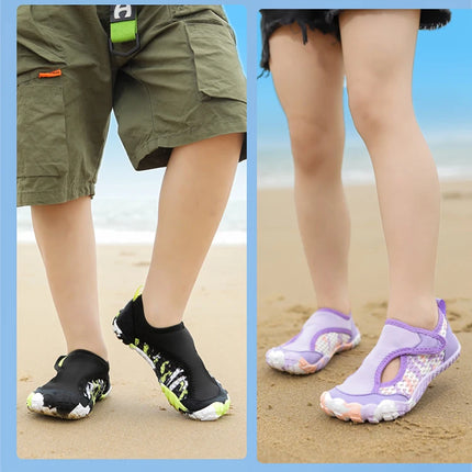 25-38# Quick Drying Water Sports Shoes Kids Summer Aqua Shoes Parent Child Vacation Beach Swim Student Indoor Fitness Shoe