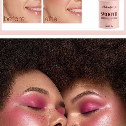 Smooth Blush Stick Naturally Saturated Long-lasting Waterproof Easy to Wear Matte Blush 3 in 1 Makeup Used On Lips Eyes Cheeks