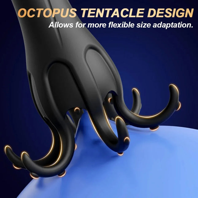 Powerful Glans Trainer Male Penis Massager Delay Ejaculation Tongue Licking G Spot Stimulator Masturbator Adult Sex Toys for Men