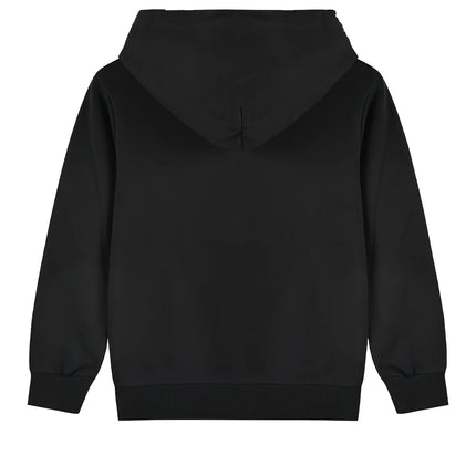 Toddler Boy Black Hoodie - Casual Pullover Sweatshirt with Kangaroo Pocket, Soft Stylish Top