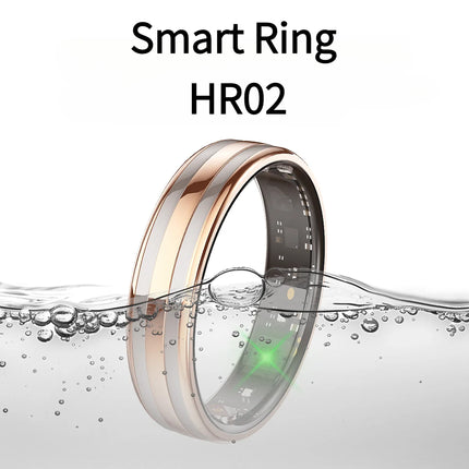Fashion Smart Ring Health Monitor Sleep Tracker Step Calorie Counter Lightweight Waterproof Smart Jewelry Gift
