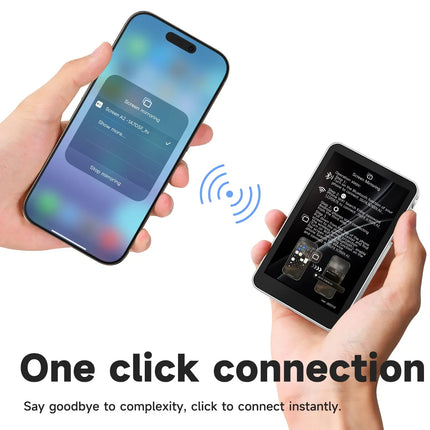 SHIYAN Phone Selfie Monitor Screen Magnetic Mount Using Phone Rear Camera for Selfie Vlog Live Stream TikTok iPhone & Android