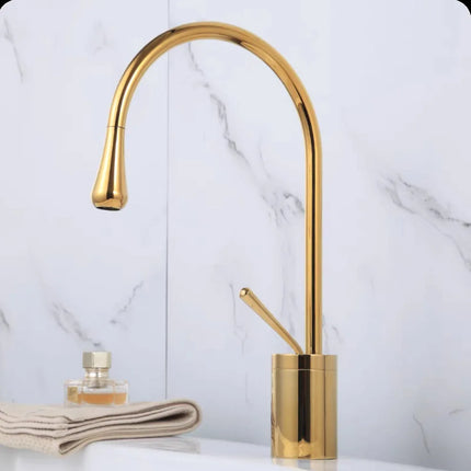 Modern Basin Faucet Brushed Gold Black Silver Faucet Deck Mounted Basin Sink Tap Mixer Hot Cold Brass Tap for Bathroom