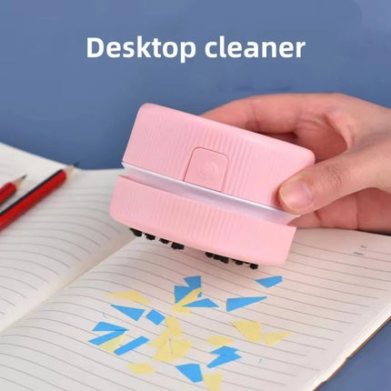 Stop Sweeping Crumbs! Portable USB Desk Vacuum for Keyboard & Tabletop. Quiet, Powerful, Gift-Ready