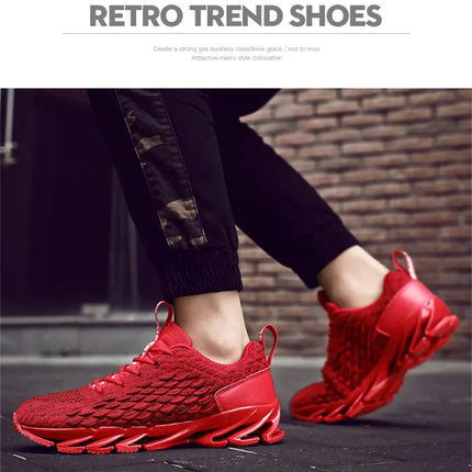 Men's Shoes Casual Sneakers Non Slip Breathable Running Shoe Mesh Tenis Outdoor Basketball Sports Tennis Shoes Zapatos De Hombre