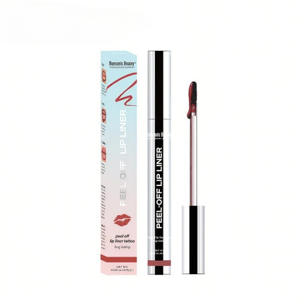 6 Color Peel Off Lip Liner Matte Waterproof Lip Gloss Long Lasting Transfer Proof Nourishing Formula for Comfortable Wear Beauty