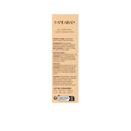 HANDAIYAN Double Head Highlighter Stick Natural Waterproof Silky Smooth Stereoscopic Nose Shadow Concealer Makeup