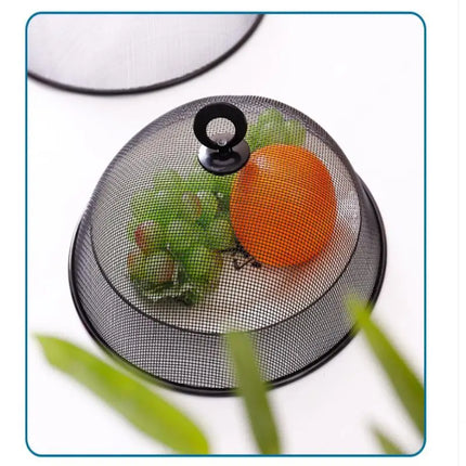 Mesh Food Cover Protective Round Shape Dish Lid Household Anti-Flying Vegetable Fruit Display Holder For Outdoors