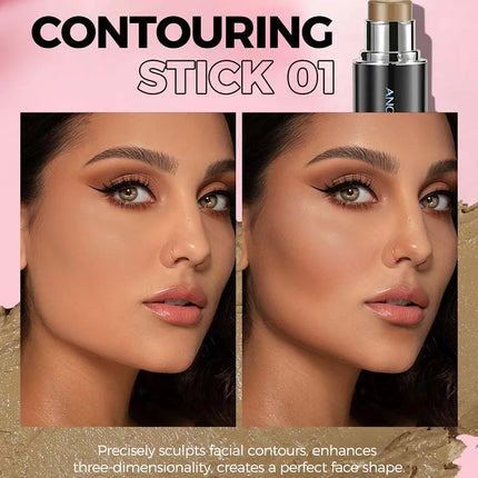 Highlighter Contouring Stick Blush Makeup Concealer Natural Brighten Face Bronzer Shading Stick glitter Highlighter Rubor Rouge