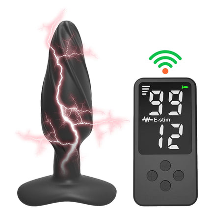Digital Display Control 99 Gear Electric Shock Anal Plug For Women Vibrators 12Modes Men Masturbator Vaginal Butt Plugs Sex Toys