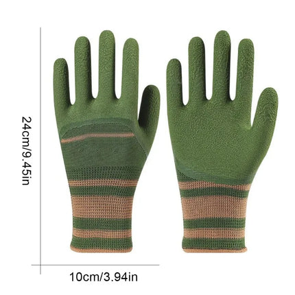 1/2 Pair of Gardening Gloves Stab-proof Wear-resistant Unisex Garden Gloves Cactus Rose and Blackberry Safe Planting Tool