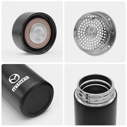 Car Smart Thermos Bottle With Temperature Display Coffee Cup For Mazda 3 6 Atenza Axela Demio CX3 CX5 MP MS RX8 Car Accessories