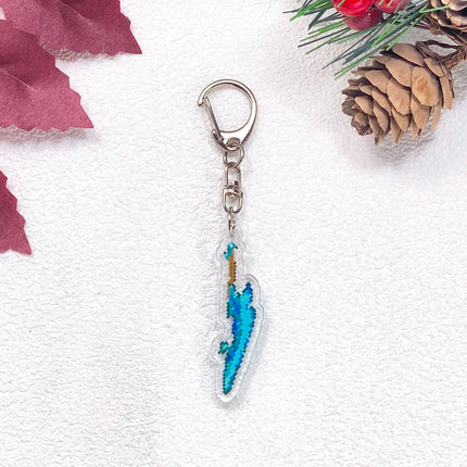 1/27Pcs Game Totem of Undying Car Keychain Accessories Acrylic Cute Charms Pendant For Bag Funny Key Holder Backpack Decoration