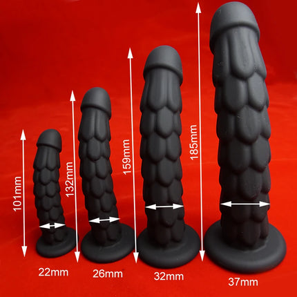 Silicone Penis Anal Dildo With Suction Cup,Dragon Scale But Ass Anus Butt Plug,Analplug Buttplug Butplug,Prostate Sex Toys