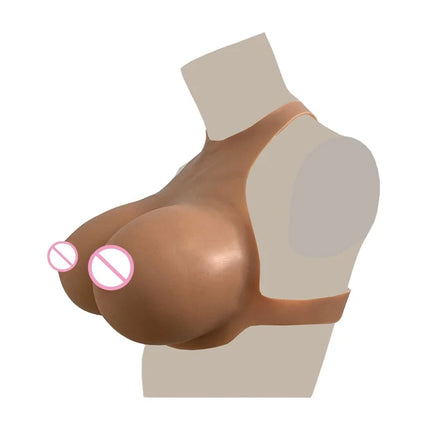 Realistic Silicone Breast Forms Shapewear Bodysuit Fake Boobs Costume for Cosplay Transgender Drag Queen And Transgender