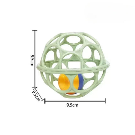 0-12 Months Baby Hand Rattle Soft Shaker Ball Toys Newborn Grasping Teethers Hand Bell Sensory Toys Kids Educational Toys Baby