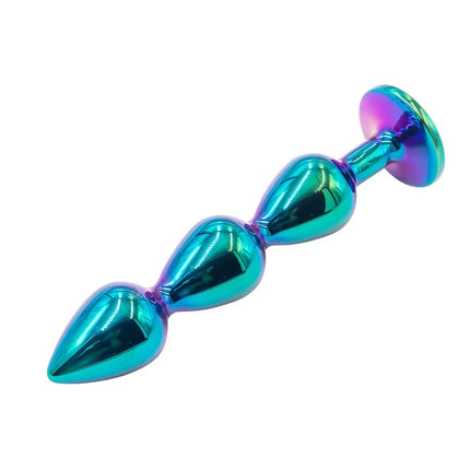 1pcs Metal Anal Plug  Gem Base Butt Plug Anal Massage Dilatancy Toys Adult Masturbation Sexual Wellness G-point massage