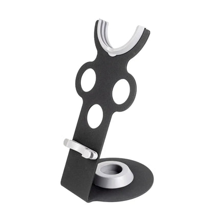Hair Dryer Holder Stand - Upgraded Black Stand Stores 5 Attachments Attachments Counter Storage Rack for Dyson