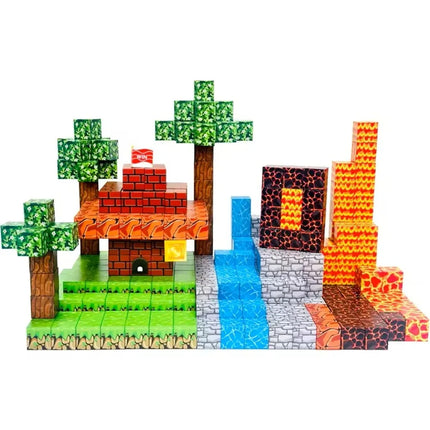 Magnetic STEM Building Blocks - Educational Set for Kids