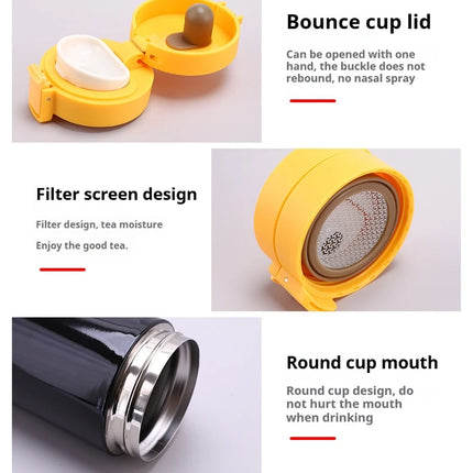 380ML/510ML Thermal Mug Double-layer Stainless Steel Coffee Cup Tea Vacuum Flask Thermos Water Bottle Leak-proof Thermos Mug