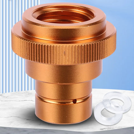 CO2 Quick Adapter Brass CO2 Quick Connector Quick Disconnect for CO2 Cylinder Soda Water Bubbler DUO Terra