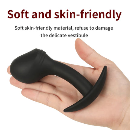 Safe Silicone Anal Plug Butt Plug Unisex Sexy Buttplug Big Dildo 3 Different Size Prostate Massager Adult Sex Toys for Men/Women