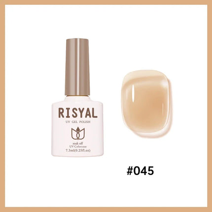 Jelly Transparent Ice Through Gel Nail Polish Pink Skin Color Semi Permanent Manicure Top Coat Soak Off UV Gel Varnish Nail Art