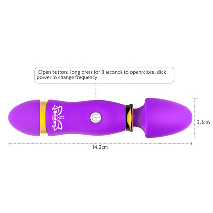 AV Rod G-Spot Clit Stimulator Soft Silicone Women Vagina Nipple Massager Orgasm Masturbator Vibrator Adult Flirt Erotic Sex Toys