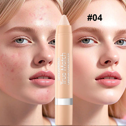SANSUMMER LIGHT SENSE CRAYON CONCEALER Moisturizing eye concealer Covers wrinkles and dark circles Long-lasting waterproof