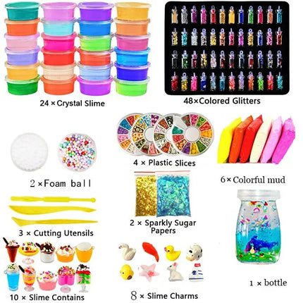DIY Butter Slime Stress Relief Toy Children Slime Gift Set Party Favors Children Toys Class Activity Family Game