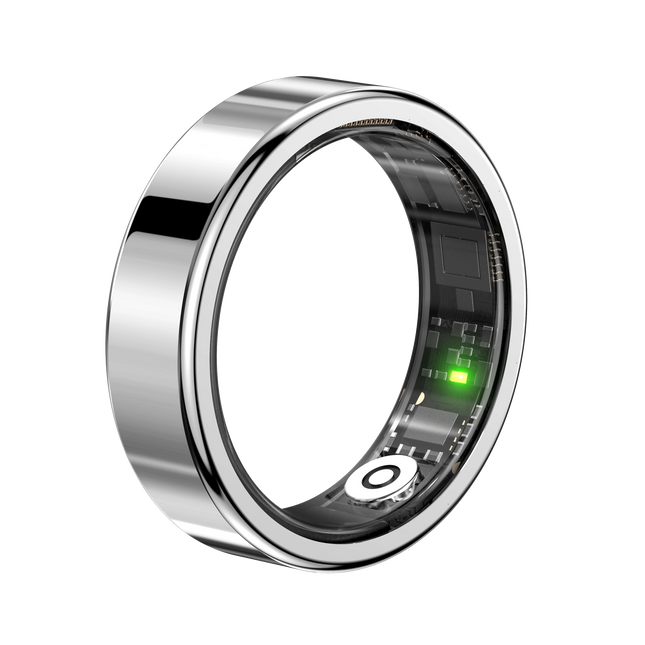 Smart Ring Fitness Tracker Health Sleep Monitor with Blood Pressure Heart Rate Oxygen Monitoring for Women Men Gol