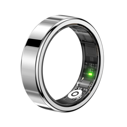 Smart Ring Men Women with Charging Case,Heart Rate Blood Oxygen,Skin Temperature Monitor,5ATM Waterproof for Android IOS