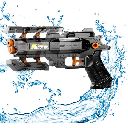 Manual Water Gun for Kids Deformable Durable Plastic Watergun Summer Outdoor Interactive Water Blaster Toys For Pool Beach Party