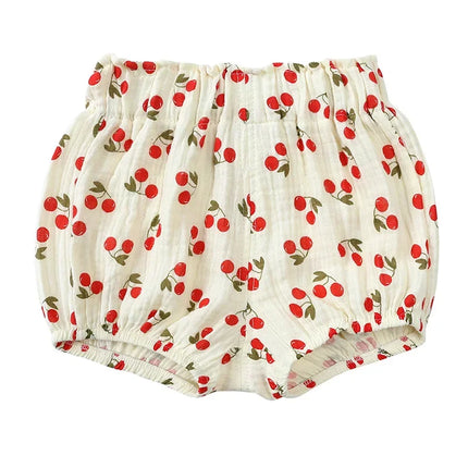 2025 Toddler Baby Summer Shorts Cotton Linen Cartoon Breathable Children Lounge Clothes for 3M-6T Boy Girl Korean Cute PP Pants