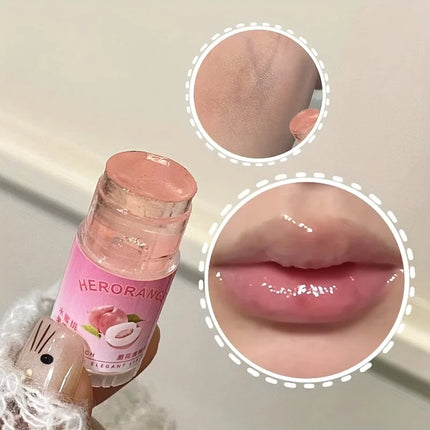 Herorange Lip Flower Elegant Lip Balm Long-Lasting Moisturizing Refreshing Non-Sticky Prevents Dryness and Reduces Lip Lines Primer Christmas Gift