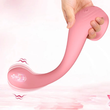 Vibrator Wand Sex Toys Adult Toys Finger Vibrators with 10 Powerful Vibrating Modes for Clitoral and Nipple Stimulation Rose Toy