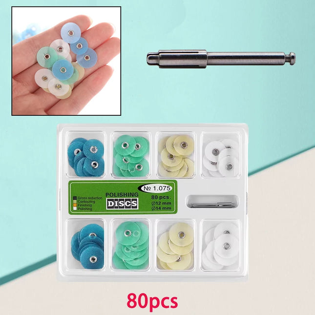 5set Dental Polishing Discs Set Gross Reduction Contouring Mandrel Stripes for Teeth Whitening & Polimento
