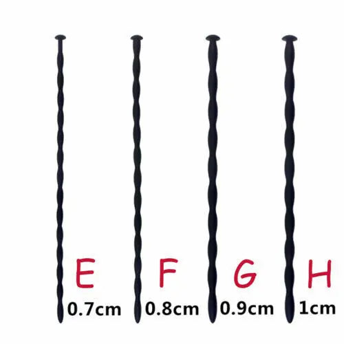 LILUPLAY Wavy Silicone Urethral Dilator Horse Eye Stimulation Adult Sex Toys for Men Gay Sounding Penis Plug Urethra Catheter