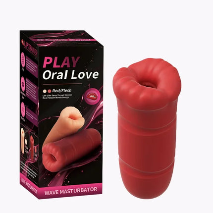Automatic Male Masturbator Tongue Licking Stimulator Penis Massager Oral Sucking Vibrator Blowjobs Machine Adult Sex Toy for Men