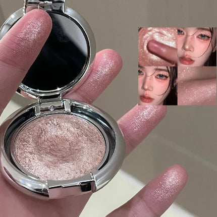 Light Shadow Highlighter Mashed Potato Diamond Shining High Gloss Paste Pearlescent Fine Flash Brightening Contouring Highlights