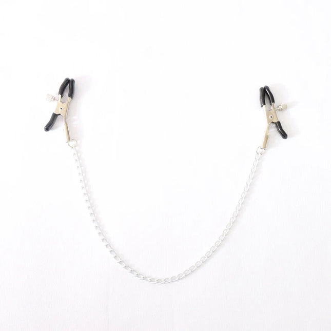 Faux Leather Choker Collar With Nipple Breast Clamp Clip Chain Couple SM Sex Toys For Woman Sex Tools For Couples Adult Games