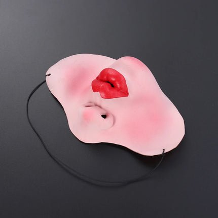 mask Half Face Unique Design No Plastic Smell Comfortable For Cosplay Costume Accessory Funny